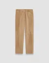 Joseph Suede Stretch Coleman Trousers In Oak