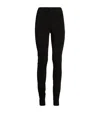 Joseph Suede Stretch Leggings In Black