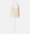 Joseph Suez Pleated Halterneck Vest