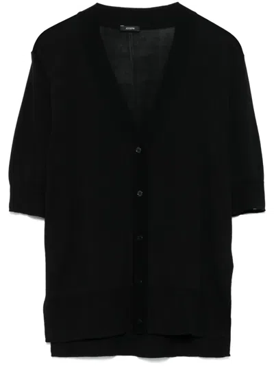 Joseph Superfine Cardigan In Black