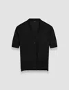 Joseph Superfine Cotton Silk Cardigan In Black