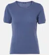 Joseph Cashmere T-shirt In Harbour