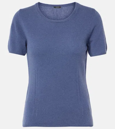 Joseph Cashmere T-shirt In Harbour