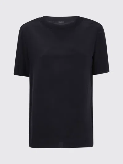 JOSEPH T-SHIRT JOSEPH WOMAN COLOR BLACK,H66978002