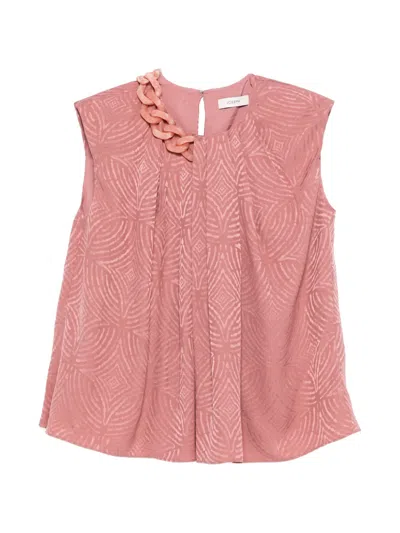 Joseph Taddart Chain-detail Blouse In Pink