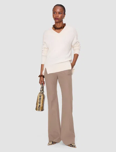 Joseph Tafira Gabardine Stretch Trousers In Multi