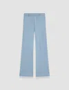 Joseph Womens Faded Sky Coleman Gabardine Stretch-woven Trousers In Faded Sky