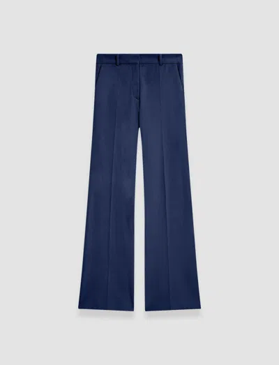 Joseph Tafira Gabardine Stretch Trousers In Harbour