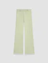 Joseph Tafira Gabardine Stretch Trousers In Matcha