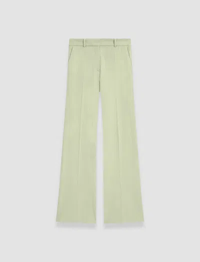Joseph Tafira Gabardine Stretch Trousers In Matcha