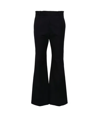 Joseph Tafira Mid-rise Flared Trousers In Black