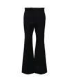 Joseph Tafira Mid-rise Flared Trousers In Black