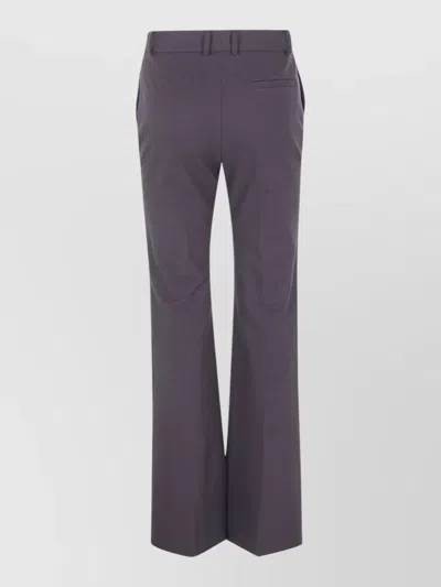 Joseph Tafira Stretch Gabardine Tailored Trousers In Purple