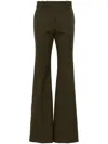 Joseph Womens Hass Avocado Tafira Flared-leg Mid-rise Stretch-woven Trousers In Green