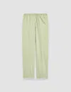 Joseph Tahiti Soft Viscose Tailoring Trousers In Matcha
