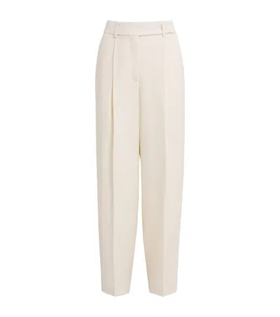 Joseph Tailored Rayen Trousers In Neutral