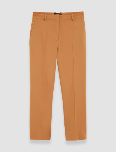 Joseph Tailoring Wool Stretch Coleman Trousers In Clay