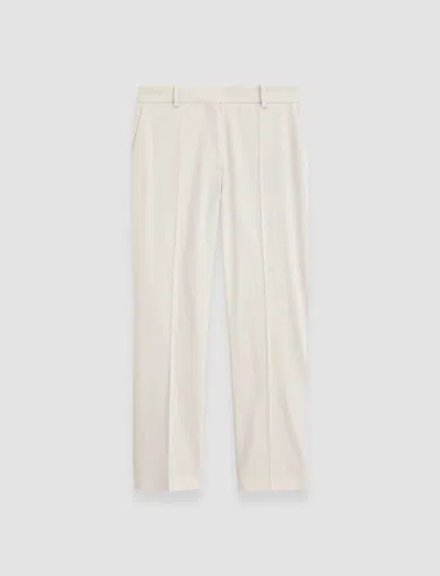 Joseph Tailoring Wool Stretch Coleman Trousers In Oat