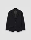 Joseph Tailoring Wool Stretch Jackie Jacket In Black