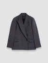 Joseph Tailoring Wool Stretch Jaden Jacket In Slate