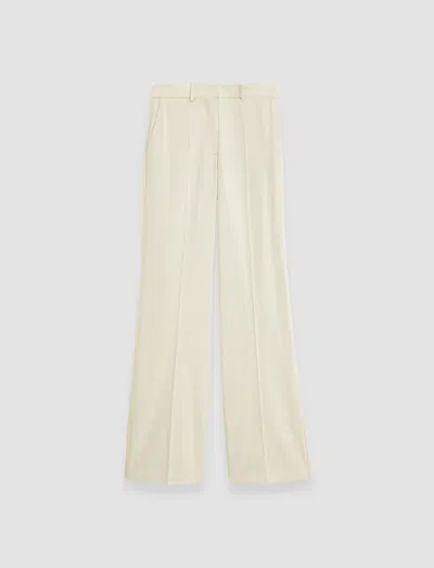 Joseph Tailoring Wool Stretch Morissey Trousers In Oat