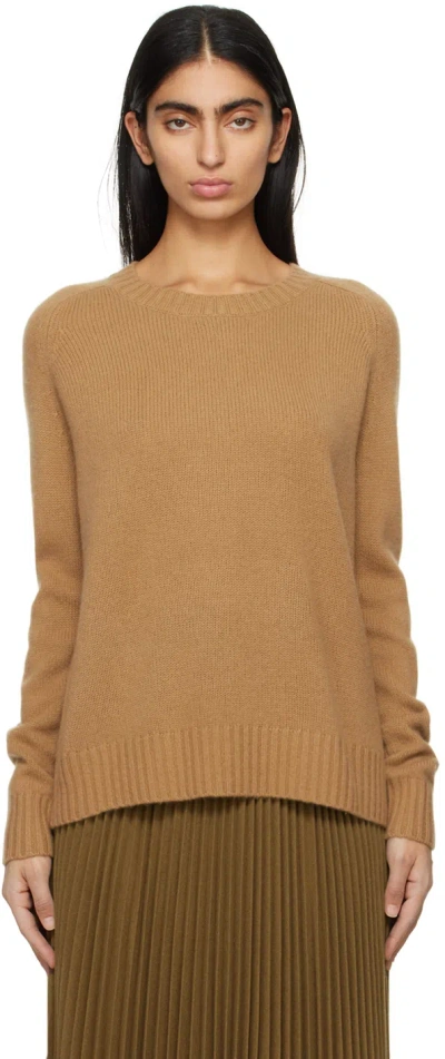 Joseph Tan Open Sweater In 1265 Cassonade