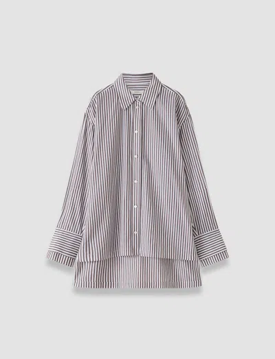 Joseph Theia Cotton Stripe Shirt In Multicolour