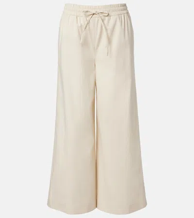 Joseph Thurla Cotton Wide-leg Pants In Neutral