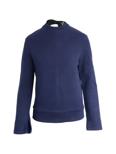 Pre-owned Joseph Tie-detail Sweatshirt In Blue