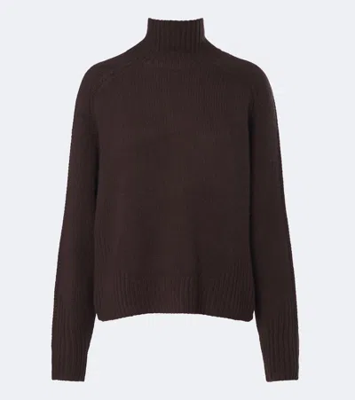 Joseph Tilly Lofty Cashmere Sweater In Brown