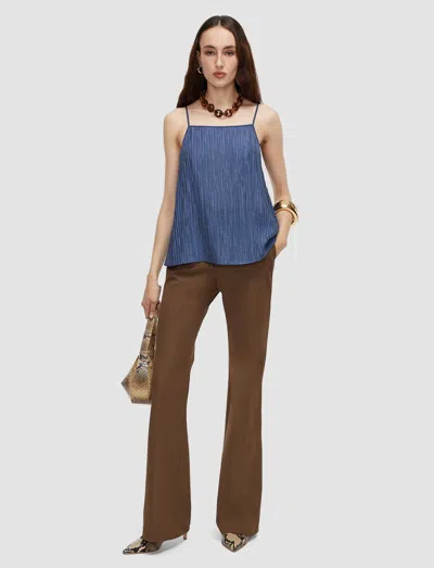 Joseph Titana Fluid Crinkle Camisole In Blue