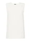Joseph Silk Stretch Tank Top In White