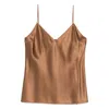 Joseph Clea V-neck Top In Brown