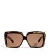 Joseph Tortoiseshell Square Sunglasses