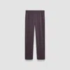 Joseph Tova Silk Satin Trousers In Aurora Purple