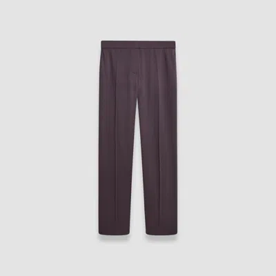 Joseph Tova Silk Satin Trousers In Aurora Purple
