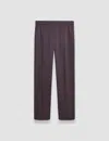 Joseph Tova Silk Satin Trousers In Aurora Purple