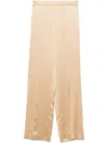 Joseph Speckled Silk Linen Atlas Trousers In Neutrals