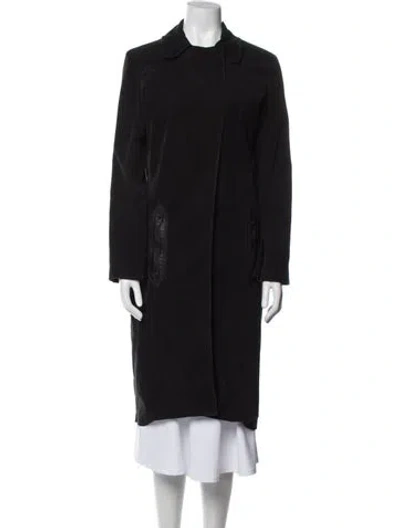 Pre-owned Joseph Trench Coat In Black