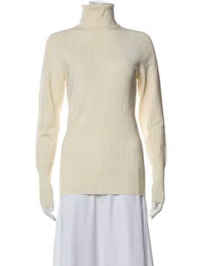 Pre-owned Joseph Turtleneck Long Sleeve Top In Neutral