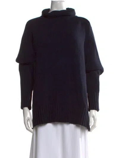 Pre-owned Joseph Turtleneck Sweater In Blue