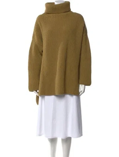 Pre-owned Joseph Turtleneck Sweater In Green