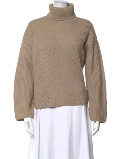 Pre-owned Joseph Turtleneck Sweater In Neutrals