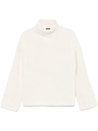 Joseph Pullover Mit Rollkragen In White
