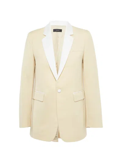 Pre-owned Joseph Tuxedo Blazer In Yellow