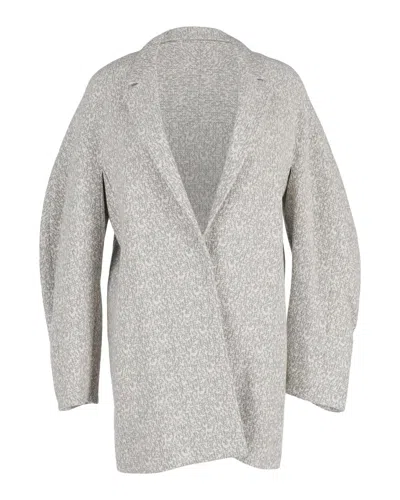 Joseph Tweed Coat In Grey Viscose