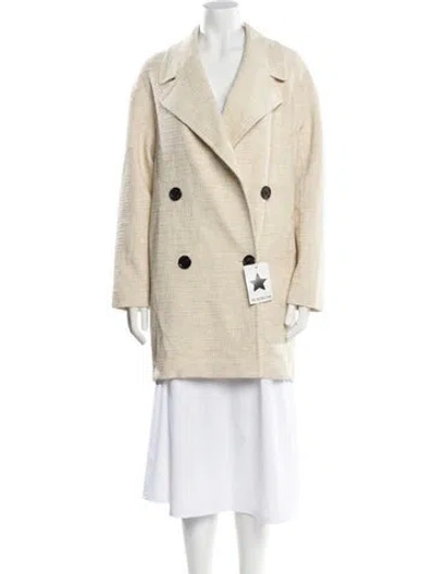 Pre-owned Joseph Tweed Pattern Utility Jacket In Neutral