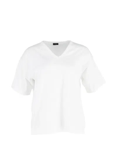Pre-owned Joseph V-neck T-shirt In White