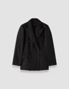 Joseph Valery Flannel Wool Jacket In Gray
