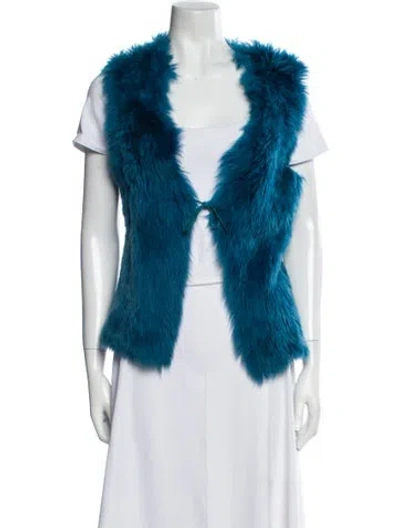 Pre-owned Joseph Vest In Blue